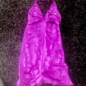 Selling purple entertainers outfit handmade